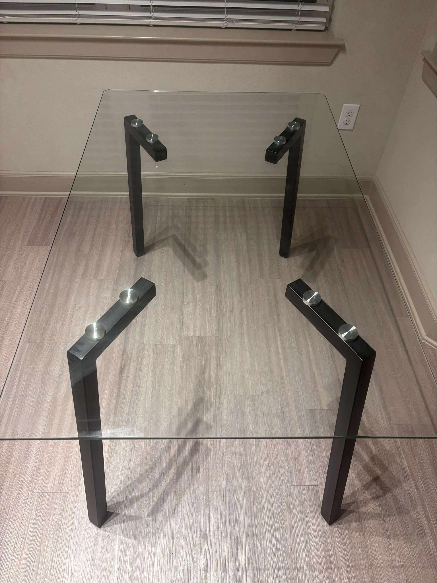 Rectangular Glass Dining Table