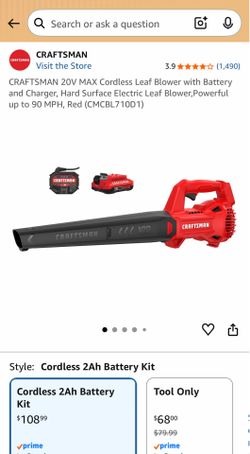 CRAFTSMAN V20 Cordless Leaf Blower