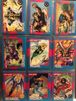 1992 Impel The Uncanny X-Men cards