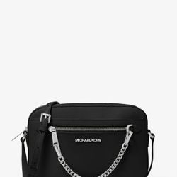 Michael Kors Jet Set Large Saffiano Leather Crossbody Bag 

