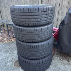 Set of 4 Porsche Sportline Reproduction Aluminum Rims with Sumitomo tires