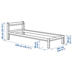 FREE ikea twin bed (Neiden) frame only