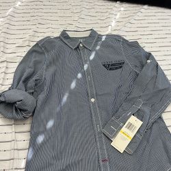 Boy’s Button Down Dress Shirt Size Medium 12/14