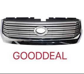 Yy35 Fit 14-17 Toyota Tundra Front Grille Bumper Grill Chrome 