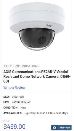 Axis I.p network security  cameras
