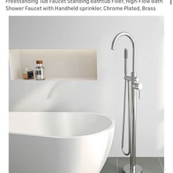 Freestanding Bathtub Faucet, Floor Mount Bathtub Faucet 