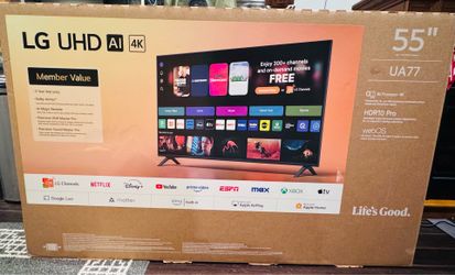 LG 55” 4K UHD Smart TV