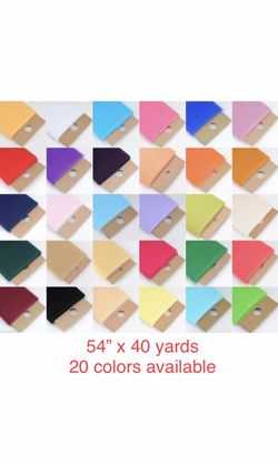 Brand NEW Tulle Bolt, 54" by 40-Yard for Wedding Decoration, Craft and party, Baby Shower, Bridal Shower, Tutu Fabric- Please pick the colors below