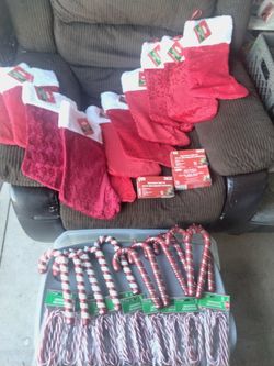 Christmas Tree Decorations And Stockings