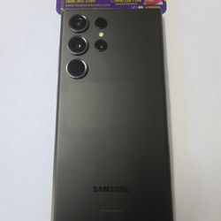 Unlocked Samsung S23 Ultra 256g 5g Black Like New Clean Imei 