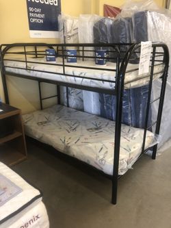 Bunk Bed with Mattresses