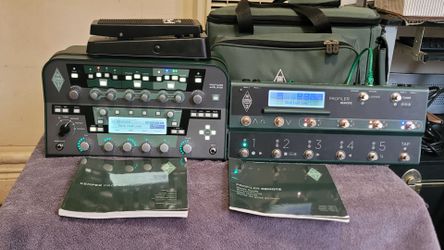 KEMPER PROFILER GUITAR COMBO HEAD STACK NON POWERED PROFILER GUITAR PREAMP TOASTER IN GREEN COLOR.