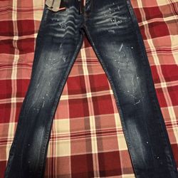 Dsquared2 Smiley Collection Slim Italian DESIGNERS Jeans – Size 29 (EU 46) – New With Tags