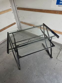 Glass desks