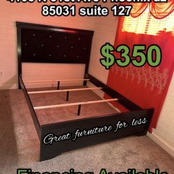 Queen size bed frame brand new