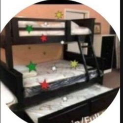 Bunk Beds Twin Full Full Pinewood Colors/ *****Literas Madera 100%
