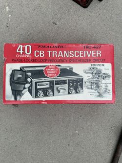 Realistic TRC-427 40 Channel CB Radio - Vintage