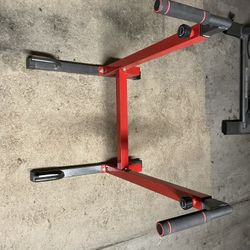 Dip Station, Incline Sit Up Station And 20lbs Medicine Ball