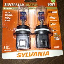 SYLVANIA - 9007  Ultra - High Performance Halogen Headlight Bulb, High Beam, Low Beam and Fog Replacement Bulb, Brightest Downroad with Whiter Light, 