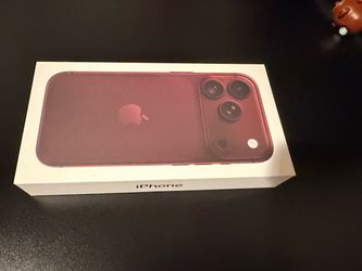 Burgundy iPhone 18 pro - 512GB - like new Plus extras