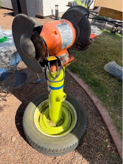 Wheel and grinder stand $55