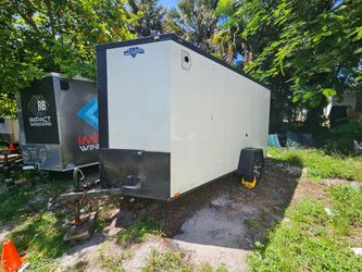 Used Trailer 6x14 "2021"one owner, Pulls amazing no leaks 6ft hight interior clean documentation in hand ✋️ READ Description FIRST,LEA PRIMERO.