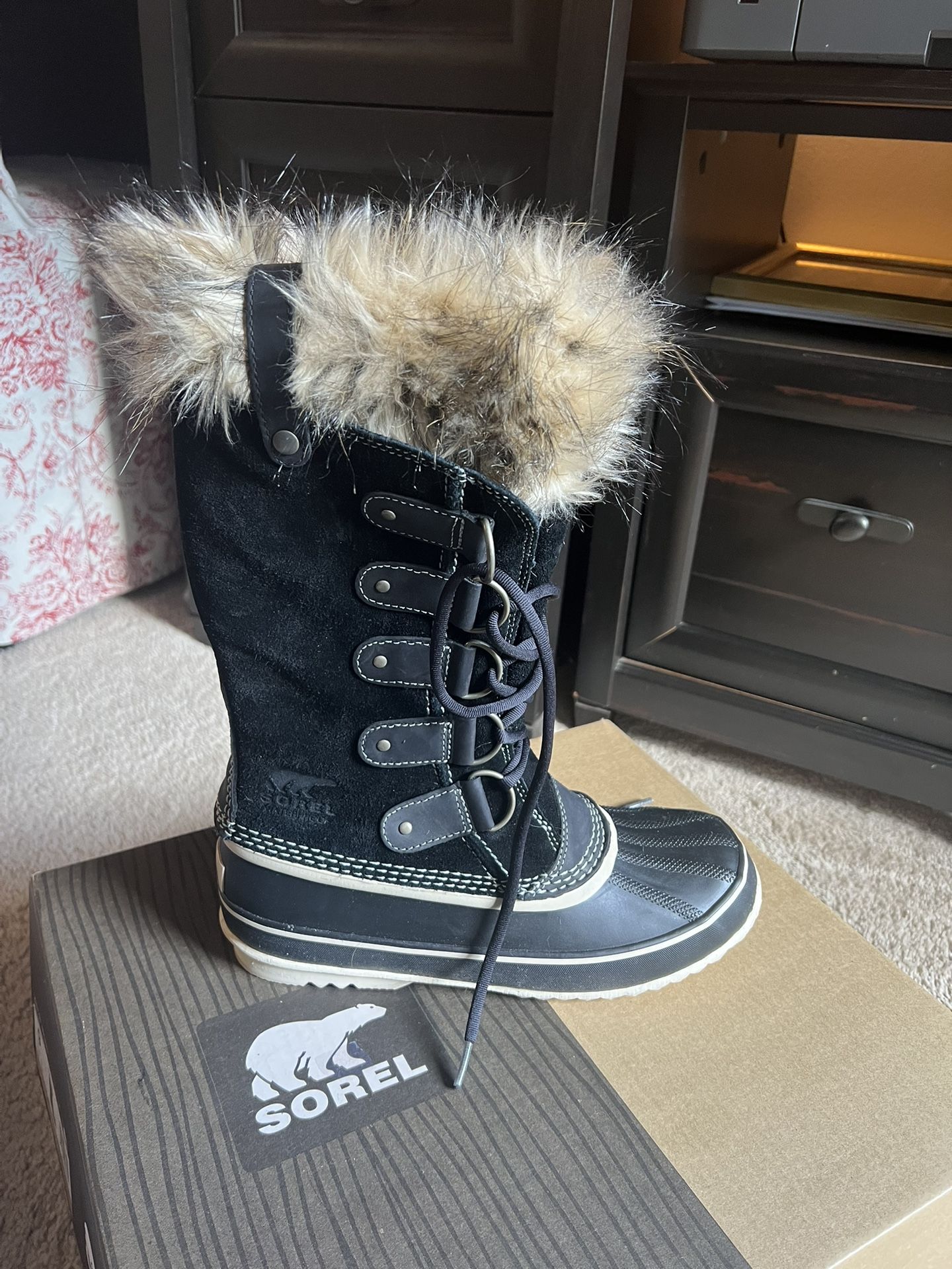 Sorel Joan Of Artic Black Ladies Boots - Make An Offer