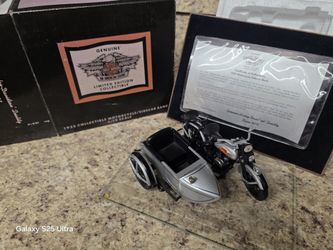 🏍️ RARE! Harley-Davidson Limited Edition 1933 Motorcycle & Sidecar Bank – MINT! COMPLETE! 🏍️