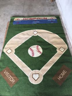 Baseball Rug like new
