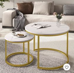 Nesting marble tables