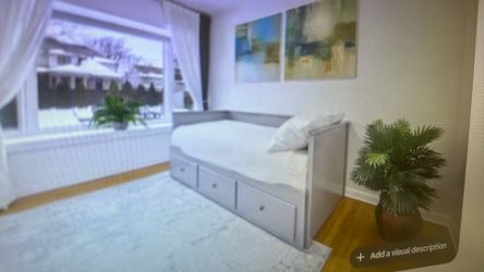 Twin  bed with extension to full bed