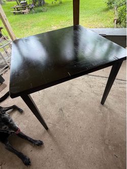 Solid wood table