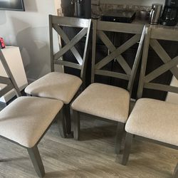 Set Of 4 Dining Room Table Chairs