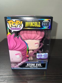NEW IN HAND LIMITED EDITION EXCLUSIVE 7500 PIECE Atom Eve Pink Energy Funko Pop #2330 Invincible TV