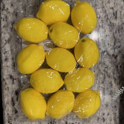 Faux Lemons for Decor Vase Basket  STILL AVAILABLE
