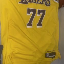 Signed Luka Doncic jersey
