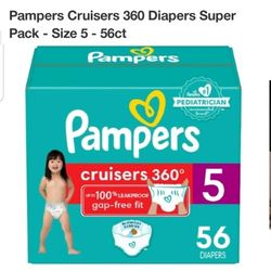 Pampers Cruisers 360 FIT Size 5/56ct
