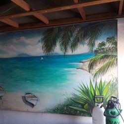 Picture's canvas not framed