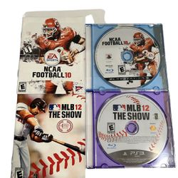 PS 3 Games Football & Baseball 