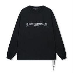 Mastermind Japan Skull And Letter Print Long Sleeve Crew Neck Sweatshirt 