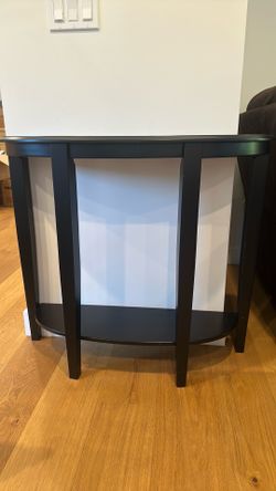 Black shelf