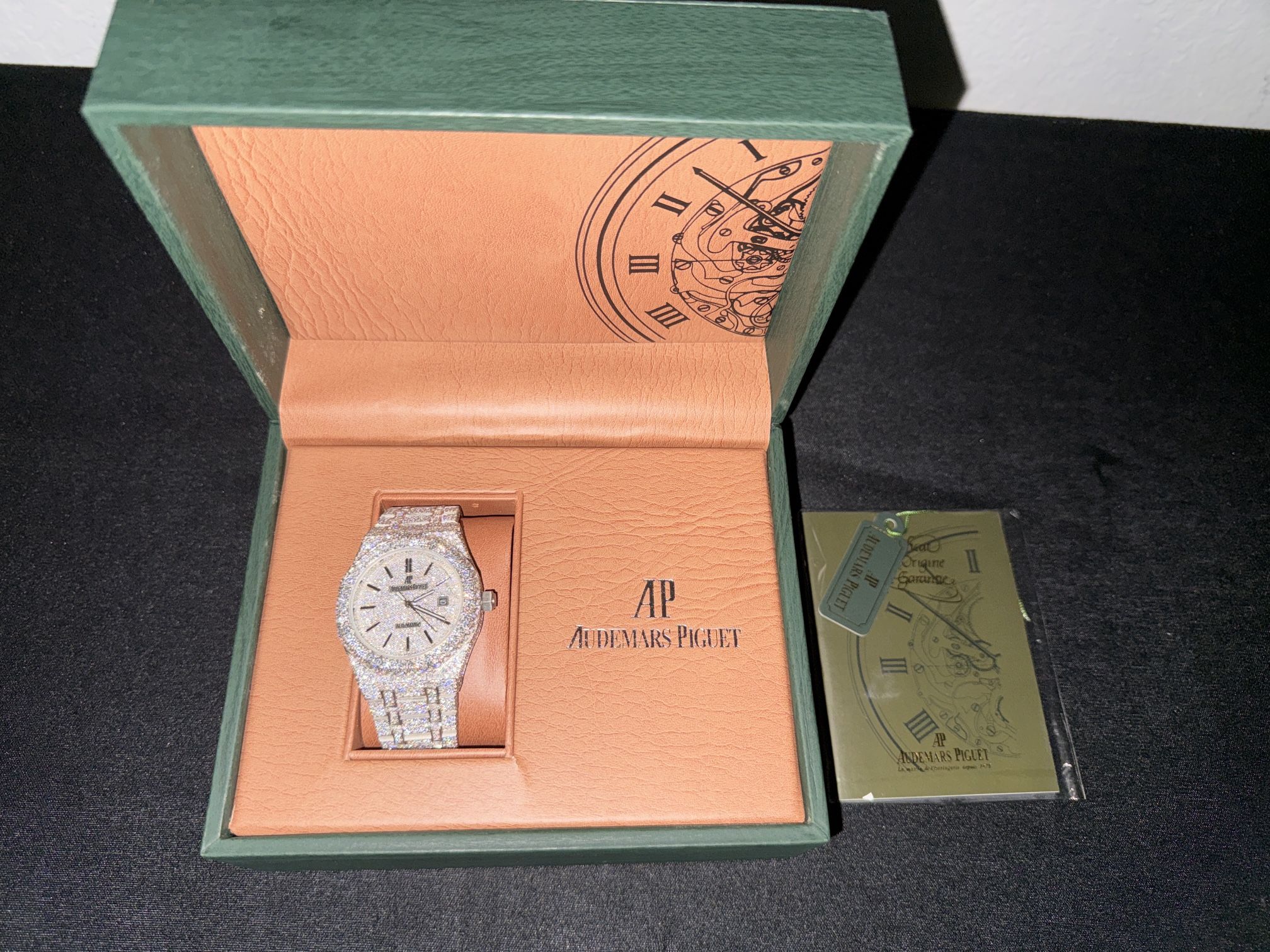 π₯ Mosinite Diamond Audemars Piguet β Royal Oak Style (Bust Down) π₯