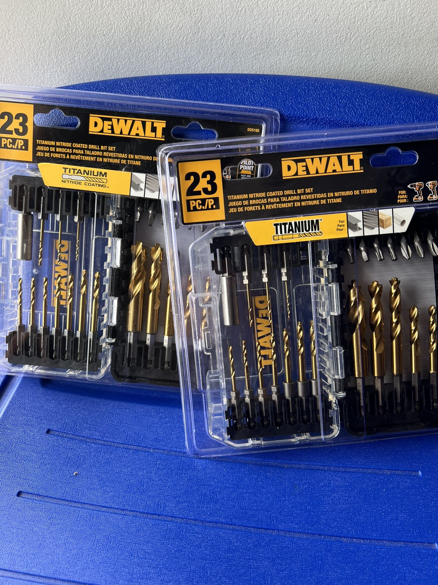 Dewalt Drill Bit 23 Piece Set ($25 Each Set)