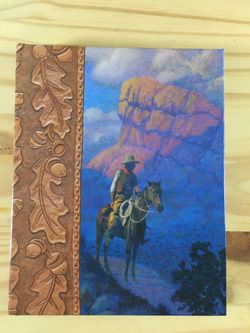Hallmark Cowboy Hardcover Notebook Western Composition  Rodeo Country Journal