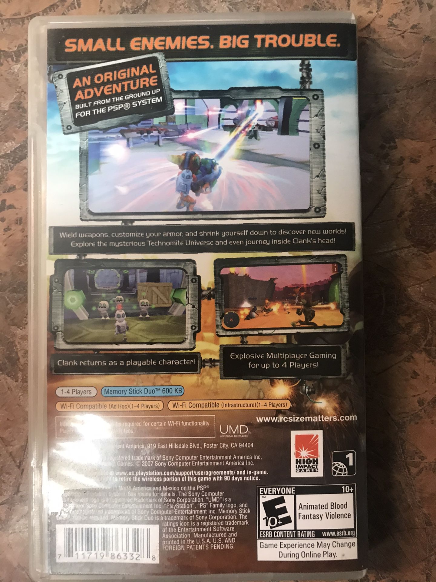 Ratchet & Clank: Size Matters PSP