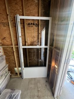 Glass Screening Door
