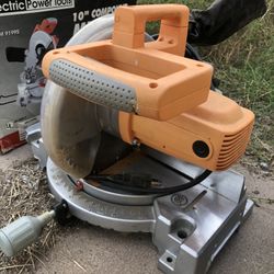 10" compound miter saw chicago electric power tools item 91995