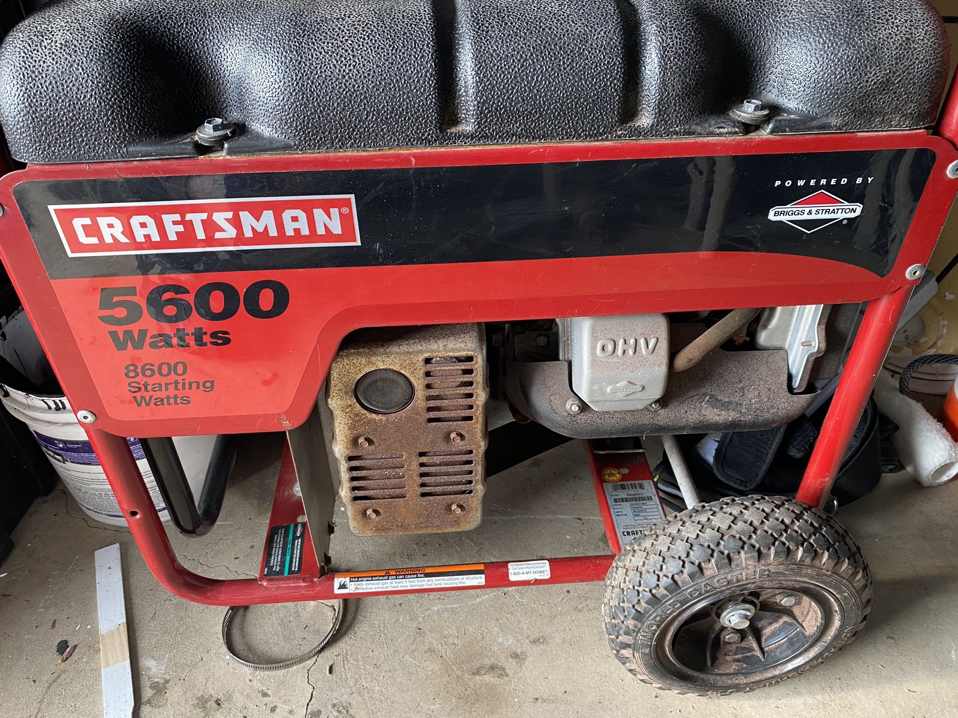 Craftsman Generator.