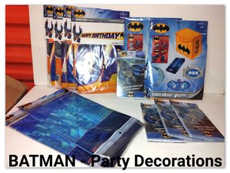 BATMAN - Party Decorations