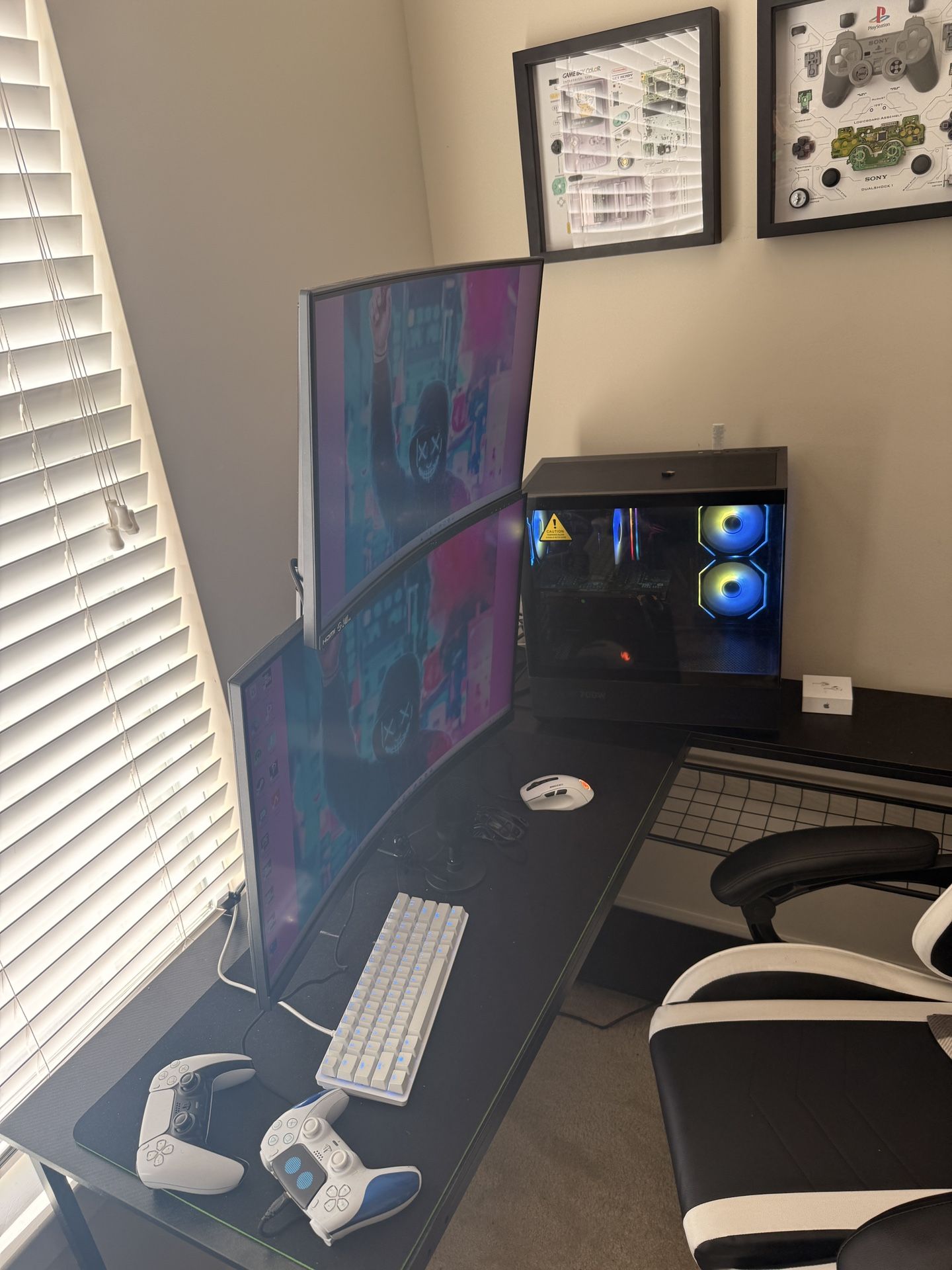 Gaming PC With Keyboard and Mouse